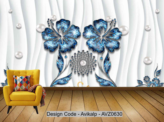 Avikalp Exclusive AVZ0630 Modern Minimalist Jewelry European Tv Background Wall HD 3D Wallpaper
