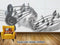 Avikalp Exclusive AVZ0653 Stylish Music Tv Background Wall HD 3D Wallpaper
