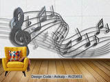 Avikalp Exclusive AVZ0653 Stylish Music Tv Background Wall HD 3D Wallpaper