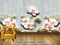 Avikalp Exclusive AVZ0681 Simple And Stylish 3d Carved Peach Flower Modern Tv Background Wall HD 3D Wallpaper