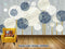 Avikalp Exclusive AVZ0694 Modern Minimalist Geometric Round Block Tv Background Wall HD 3D Wallpaper