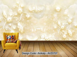 Avikalp Exclusive AVZ0707 Marble Jade Relief Tv Background Wall HD 3D Wallpaper