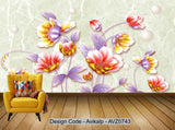 Avikalp Exclusive AVZ0743 Modern Minimalist 3D Carved Tv Background Wall HD 3D Wallpaper