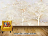 Avikalp Exclusive AVZ0745 European Modern Minimalist 3D Marble Tv Background Wall HD 3D Wallpaper