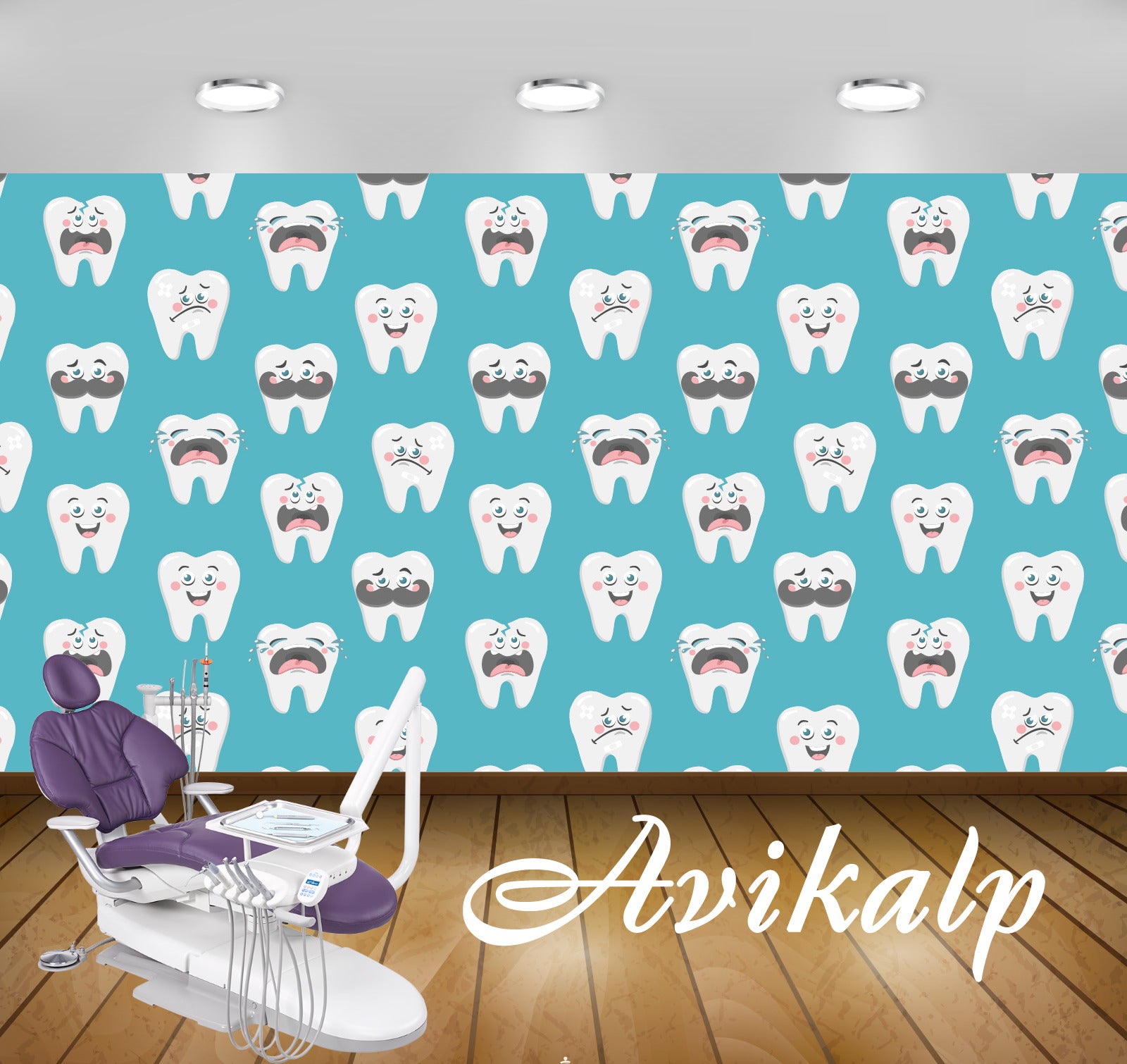 Avikalp Exclusive AWD0002 Dental moustache sad laughing HD Wallpaper