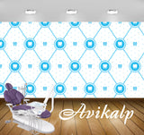 Avikalp Exclusive AWD0017 Dental Clinic Wallpaper Blue White Teeth HD Wallpaper