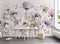 Avikalp Exclusive AWZ0003 Aesthetic Individuality Lilac Floral Papel De Parede HD 3D Wallpaper