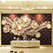 Avikalp Exclusive AWZ0009 Black Simple Jewelry Diamond Pearl Flower European Style HD 3D Wallpaper