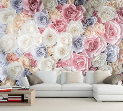 Avikalp Exclusive AWZ0057 Many Texture Rose Flower HD 3D Wallpaper