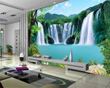 Avikalp Exclusive AWZ0071 Natural Waterfall Landscape HD 3D Wallpaper