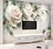 Avikalp Exclusive AWZ0074 Painting White Rose Flowers  HD 3D Wallpaper