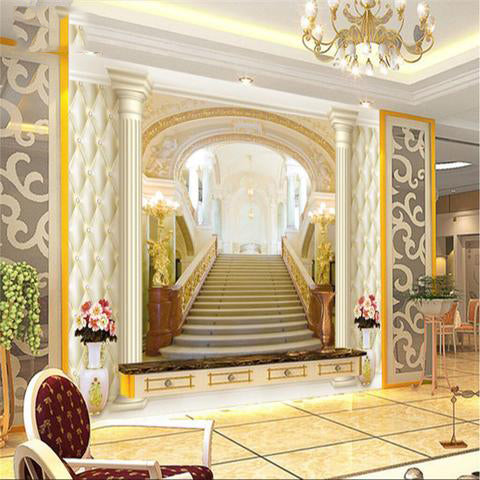 Avikalp Exclusive AWZ0076 Palace Stairs HD 3D Wallpaper