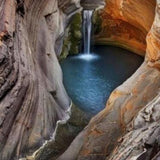 Avikalp Exclusive AWZ0082 Personality Stereo Great Cave Waterfall HD 3D Wallpaper