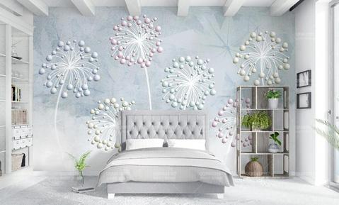 Avikalp Exclusive AWZ0085 Planta Diamonds Flowers HD 3D Wallpaper