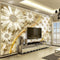 Avikalp Exclusive AWZ0186 3d Wallpaper Flowers Luxury Jewelry Wall Decoration HD 3D Wallpaper