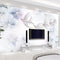 Avikalp Exclusive AWZ0204 Light Luxury Lavender Bird Tricolor Mural HD 3D Wallpaper