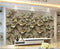 Avikalp Exclusive AWZ0218 3D wallpaper mural 3D floral background wall gold decorative HD 3D Wallpaper