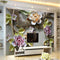 Avikalp Exclusive AWZ0219 3D Wallpaper Mural 3D Flower Bird Wall Decorative HD 3D Wallpaper