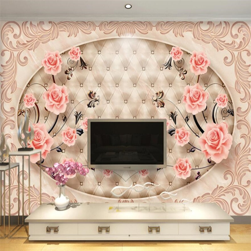 Avikalp Exclusive AWZ0226 3d Wallpaper mural 3D Parquet Relief TV Living Room Background HD 3D Wallpaper