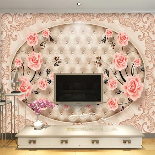 Avikalp Exclusive AWZ0226 3d Wallpaper mural 3D Parquet Relief TV Living Room Background HD 3D Wallpaper