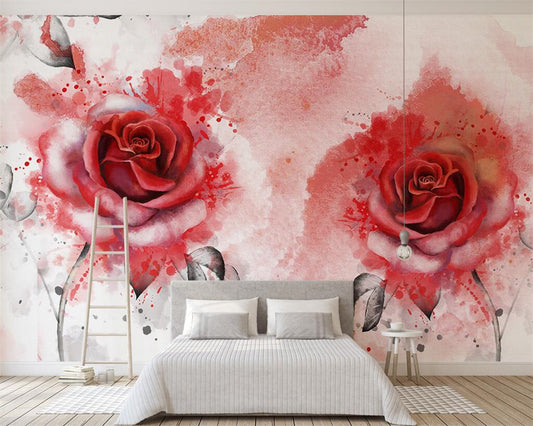 Avikalp Exclusive AWZ0314 3D Wallpaper Home Decor Abstract Roses Tv Background HD 3D Wallpaper