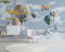 Avikalp Exclusive AWZ0329 3D Wallpaper Nordic Simple Cartoon Airplane Balloon Children Room Background HD 3D Wallpaper