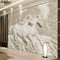 Avikalp Exclusive AWZ0367 3D Wallpaper Relief Horse Mural Wallpaper Living Room Bedroom Landscape HD 3D Wallpaper