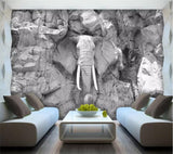 Avikalp Exclusive AWZ0380 3D Wallpaper Mural Modern Abstract Elephant Ornament Background HD 3D Wallpaper