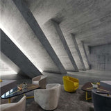 Avikalp Exclusive AWZ0399 3D Wallpaper Retro Industrial Wind Cement Grey Restaurant HD 3D Wallpaper