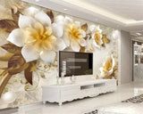 Avikalp Exclusive AWZ0401 3D Wallpaper Floral Decorative HD 3D Wallpaper