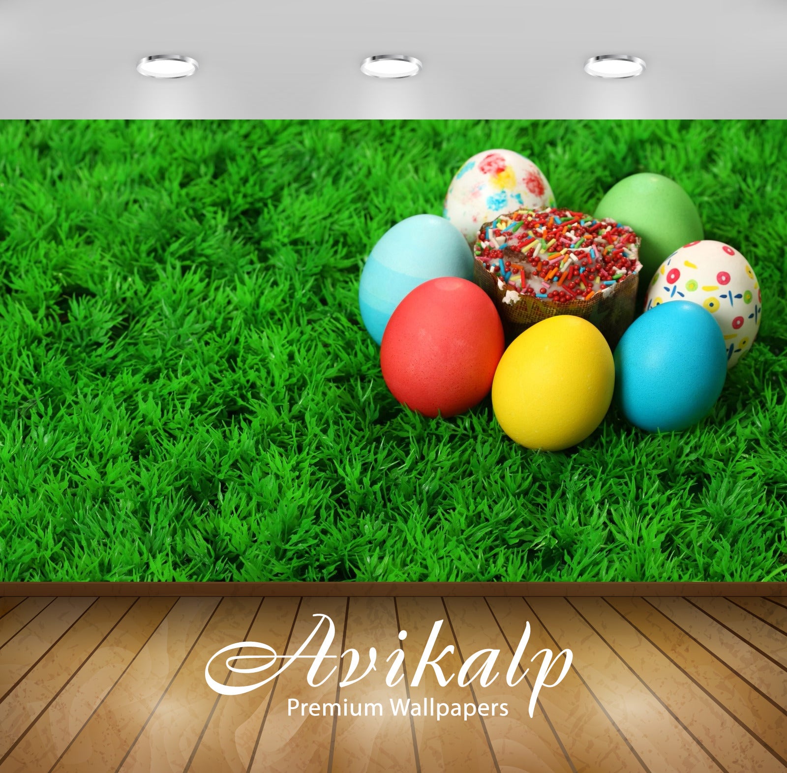 Avikalp Exclusive Artistic Egg AWI1073 HD Wallpapers for Living room, Hall, Kids Room, Kitchen, TV B