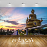 Avikalp Exclusive Buddha AWI1098 HD Wallpapers for Living room, Hall, Kids Room, Kitchen, TV Backgro