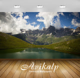 Avikalp Exclusive Nature Lake Mountains AWI1164 HD Wallpapers for Living room, Hall, Kids Room, Kitc