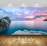 Avikalp Exclusive Scenery Climate Ocean AWI1187 HD Wallpapers for Living room, Hall, Kids Room, Kitc