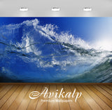 Avikalp Exclusive Sea Waves AWI1208 HD Wallpapers for Living room, Hall, Kids Room, Kitchen, TV Back