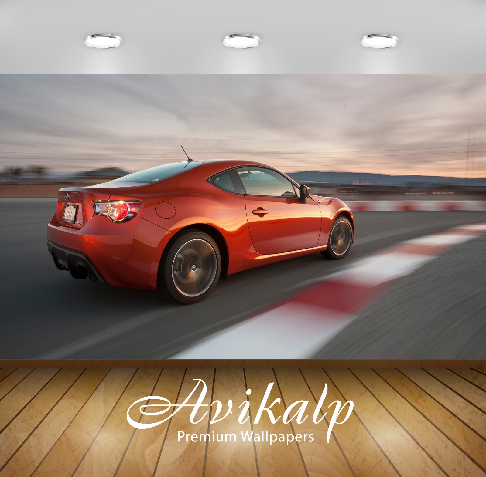 Avikalp Exclusive Speed Racing AWI1219 HD Wallpapers for Living room, Hall, Kids Room, Kitchen, TV B