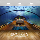 Avikalp Exclusive Underwater Bedroom AWI1244 HD Wallpapers for Living room, Hall, Kids Room, Kitchen