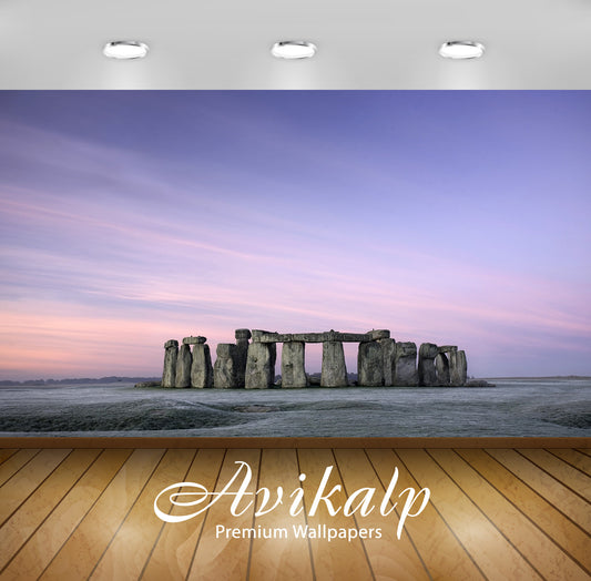 Avikalp Exclusive Awi1318 Stonehenge Full HD Wallpapers for Living room, Hall, Kids Room, Kitchen, T