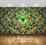 Avikalp Exclusive Awi1339 Amazing Eye Abstract Full HD Wallpapers for Living room, Hall, Kids Room,