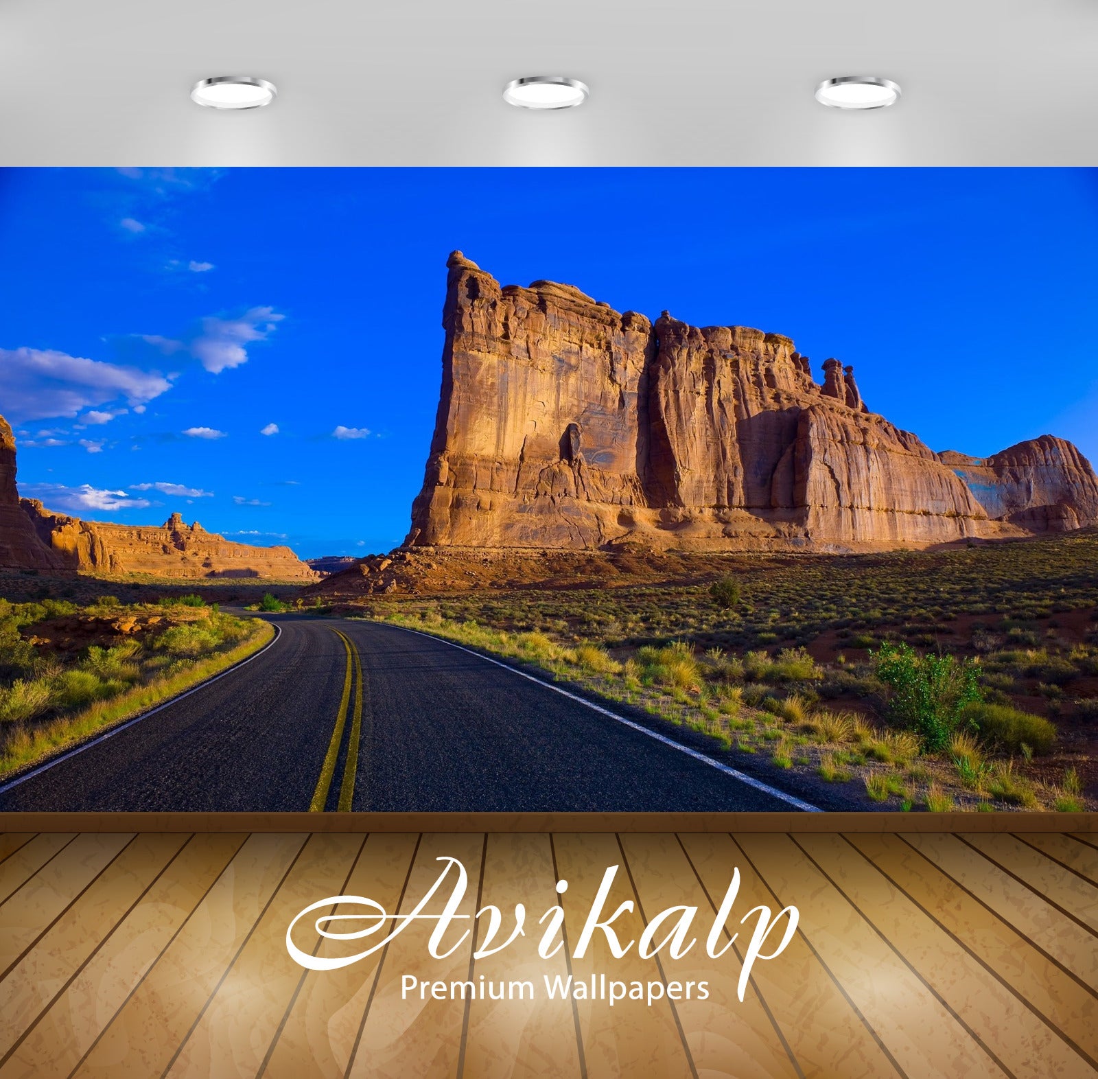 Avikalp Exclusive Awi1357 Arches National Park Full HD Wallpapers for Living room, Hall, Kids Room,