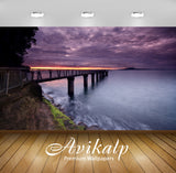 Avikalp Exclusive Awi1359 Bridge Sea View Full HD Wallpapers for Living room, Hall, Kids Room, Kitch