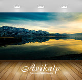 Avikalp Exclusive Awi1373 Mountain Reflection Scenery Full HD Wallpapers for Living room, Hall, Kids