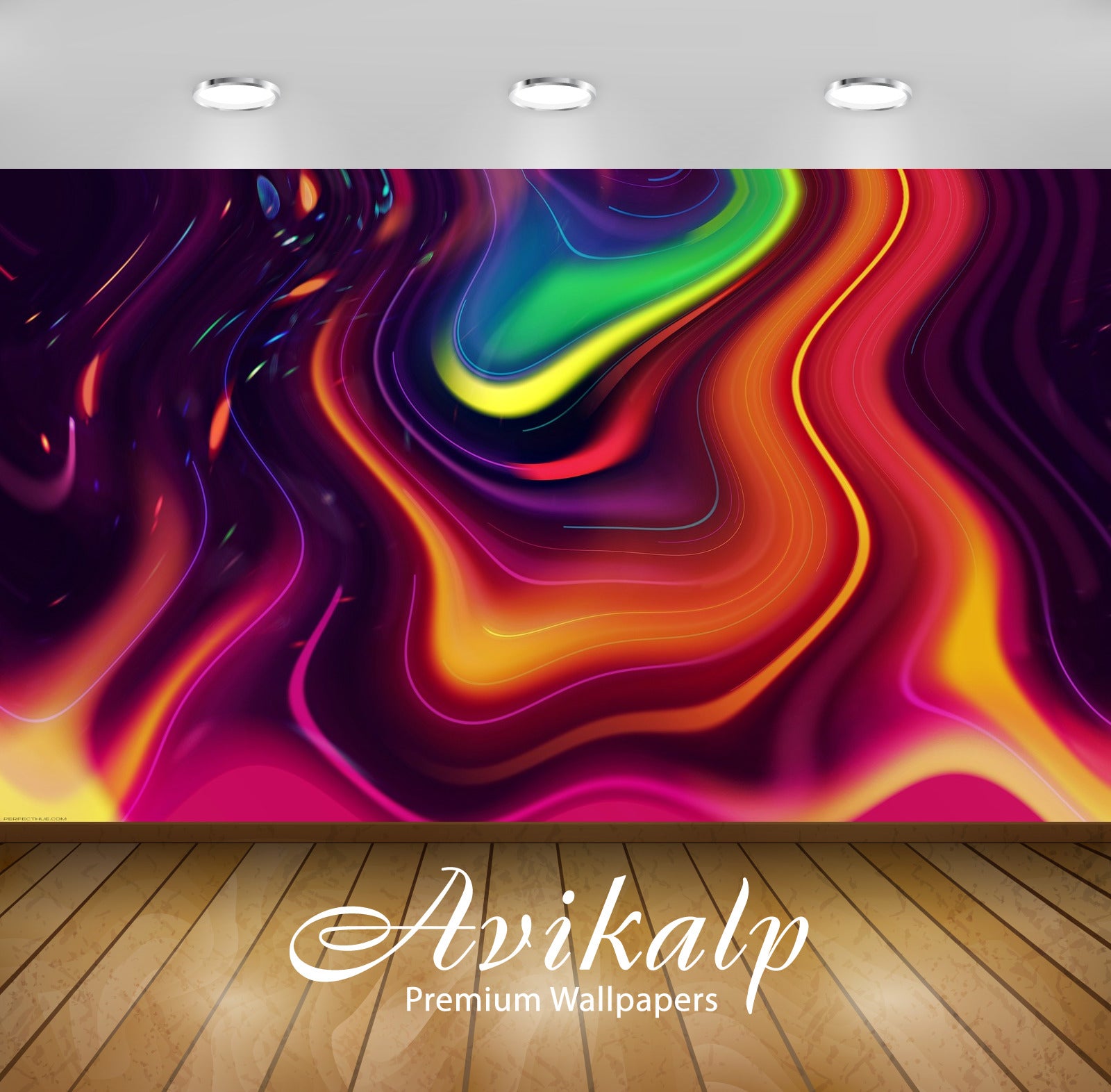 Avikalp Exclusive Awi1396 Color Splash Full HD Wallpapers for Living room, Hall, Kids Room, Kitchen,