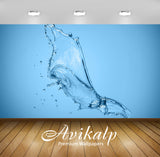 Avikalp Exclusive Awi1399 Water Splash Full HD Wallpapers for Living room, Hall, Kids Room, Kitchen,