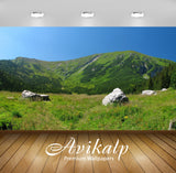Avikalp Exclusive Awi1410 Nature Mountain Greenery Full HD Wallpapers for Living room, Hall, Kids Ro