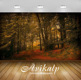 Avikalp Exclusive Awi1437 Frost Woods Autumn Full HD Wallpapers for Living room, Hall, Kids Room, Ki