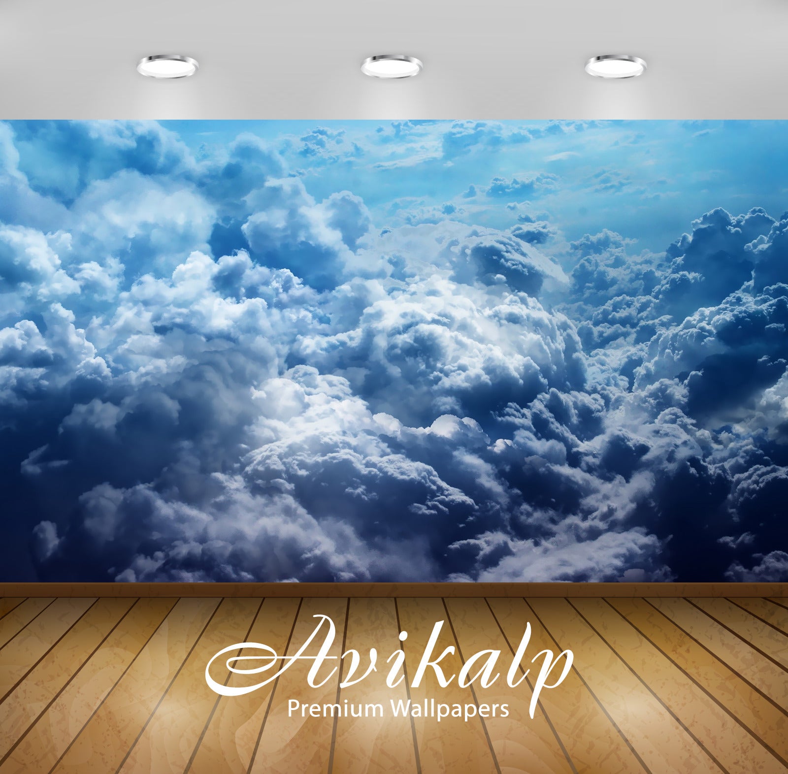 Avikalp Exclusive Awi1456 Amazing Clouds Full HD Wallpapers for Living room, Hall, Kids Room, Kitche