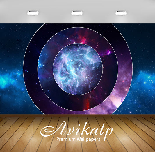 Avikalp Exclusive Awi1466 Cosmic Abstract Full HD Wallpapers for Living room, Hall, Kids Room, Kitch