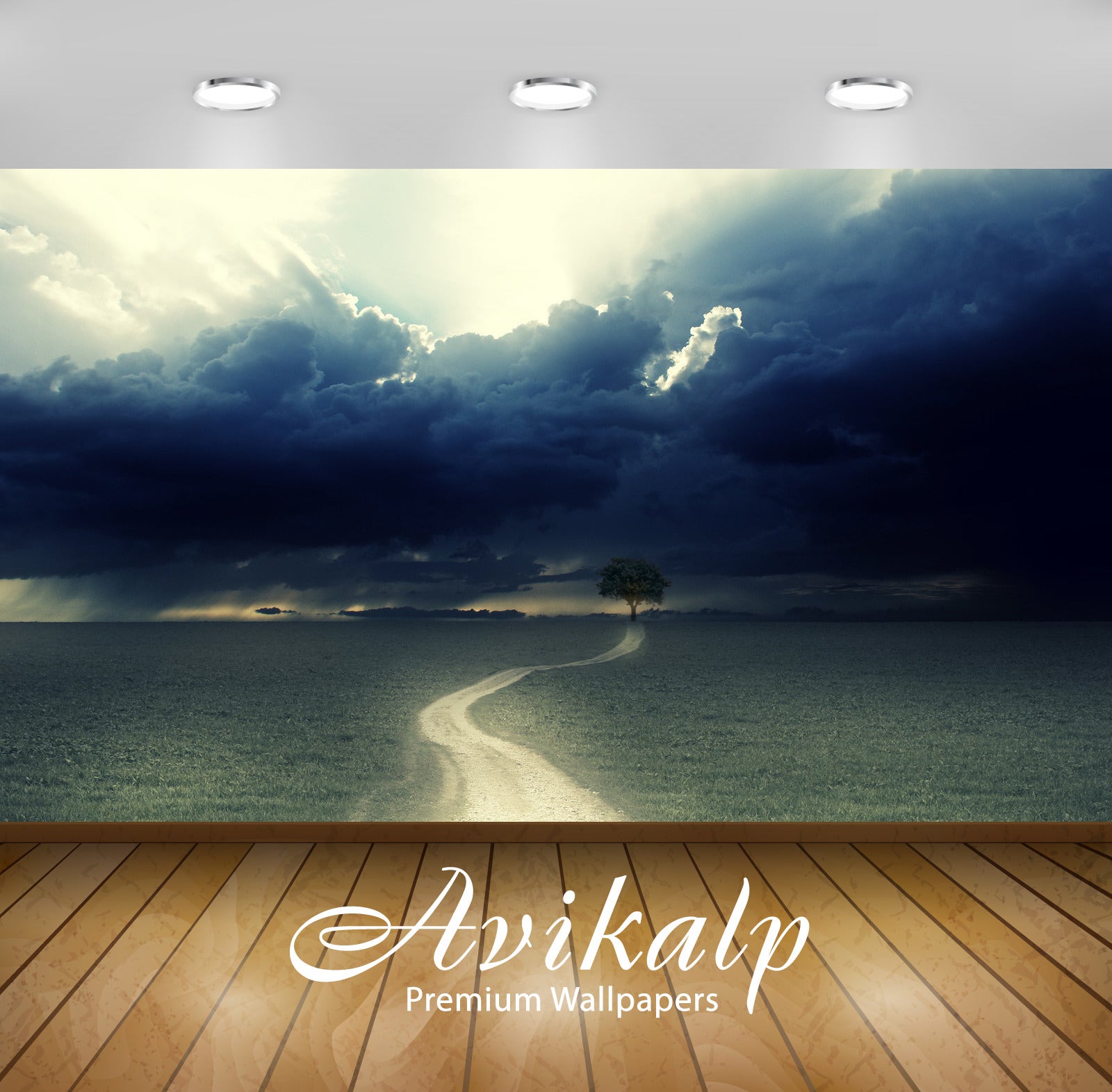 Avikalp Exclusive Awi1542 Calm Before The Storm Full HD Wallpapers for Living room, Hall, Kids Room,