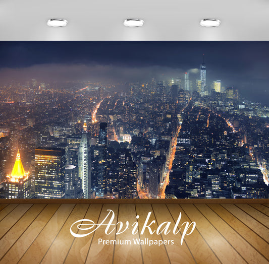 Avikalp Exclusive Awi1553 New York City Full HD Wallpapers for Living room, Hall, Kids Room, Kitchen